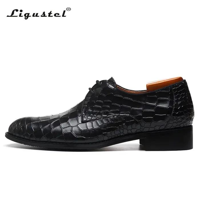 Ligustel-Chaussures en Cuir Noir et Rouge pour Homme, Fait à la Main, Astronomique, à Lacets, Décontractées, de Luxe, pour ixde Mariage, Oxfords, Grande Taille 13