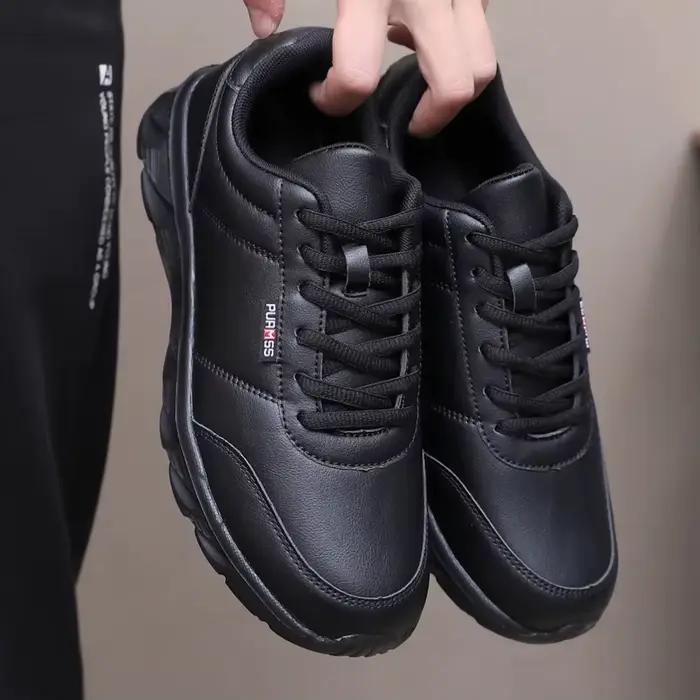 Nouveaux hommes baskets mode cuir