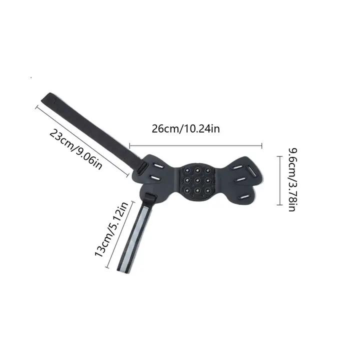 Crampons à 9 pointes antidérapants pour chaussures, idéaux pour la marche hivernale, la course, la randonnée, l'escalade et les travaux en extérieur sur toiture