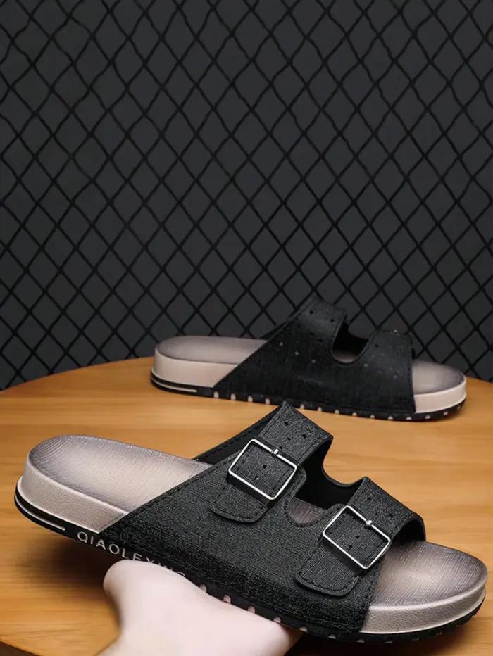 Sandales confortables pour hommes avec sangle à boucle réglable