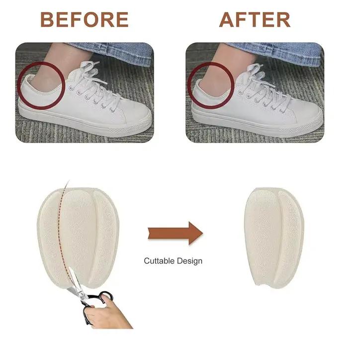 Coussinets de langue pour chaussures trop grandes, réducteur de taille, insert de coussin de langue antidérapant pour coussinets de talon de chaussures amples