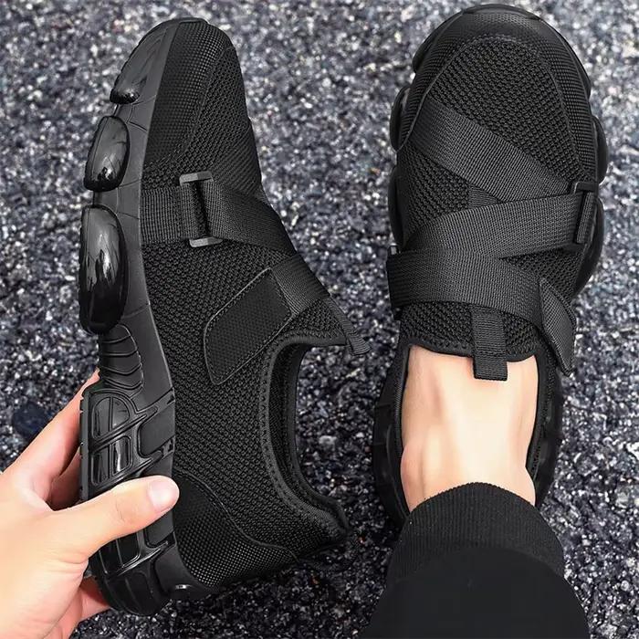 Chaussures de course noires pour hommes