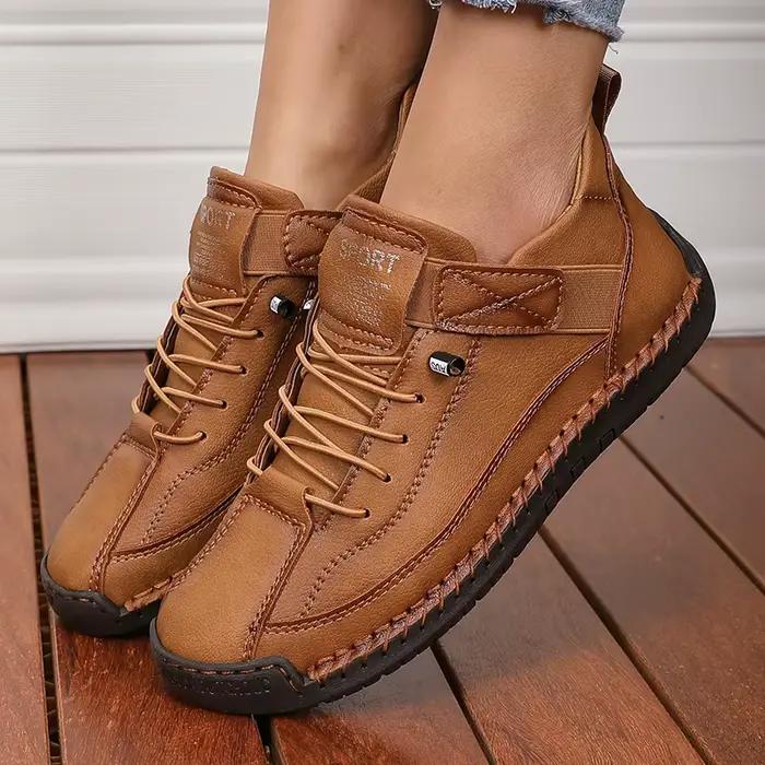 Chaussures Penny pour Hommes en Cuir Artificiel Respirantes Pour Randonnée et Activités de Plein Air Occasions Décontractées