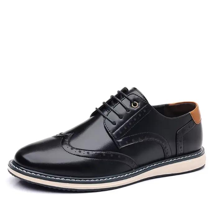 Chaussures formelles LEOSOXS homme en cuir unité centrale pour occasions spéciales et usage quotidien