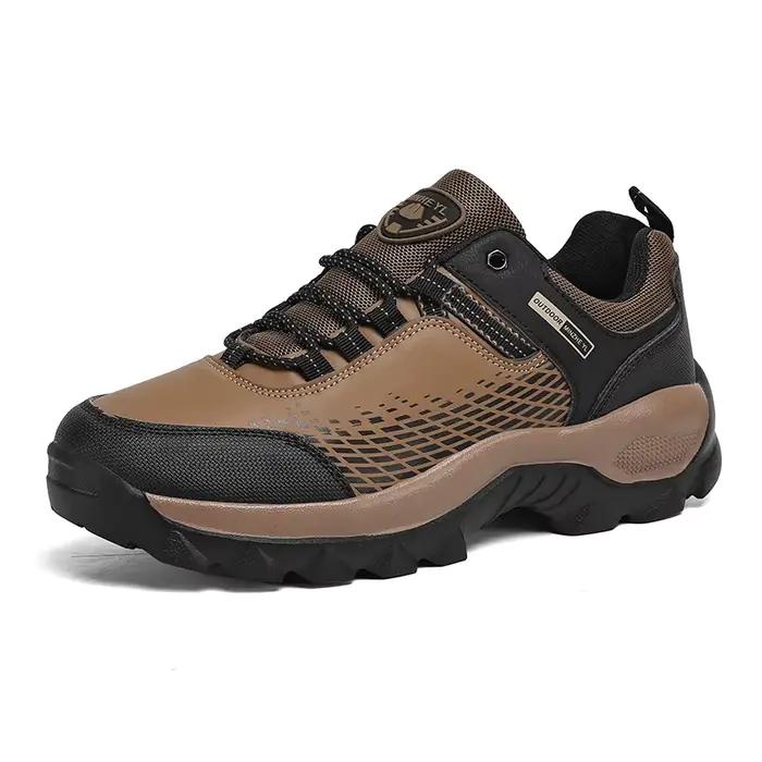 Chaussures de randonnée homme CC Chengta imperméables en cuir confortables pour randonnée chasse et camping activités outdoor