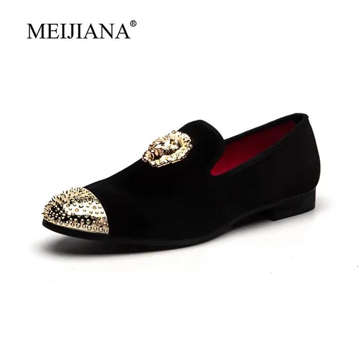 Chaussures de fête hommes mocassins sans lacets élégants pour homme occasion spéciale printemps automne résistants à l'eau ```