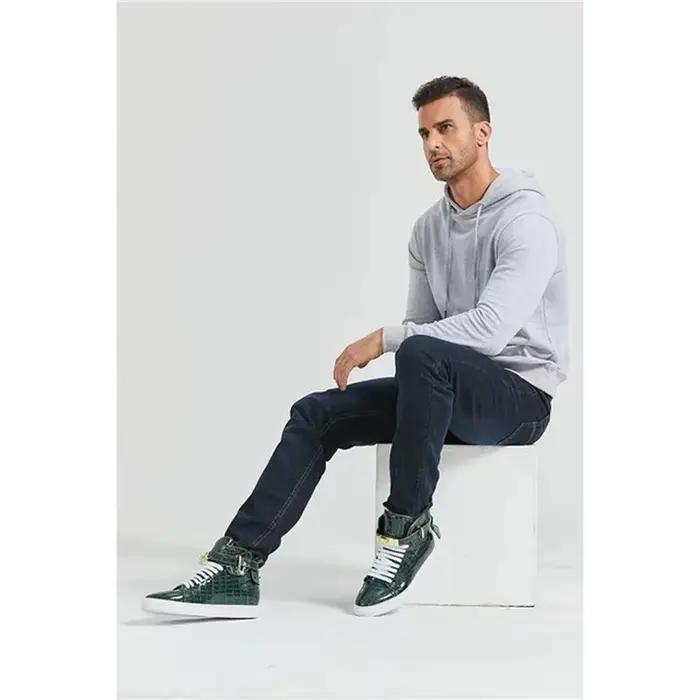 Chaussures en cuir naturel véritable pour hommes, marque de luxe, confortables, décontractées, blanches, baskets de créateur de haute qualité, cadeaux pour hommes originaux