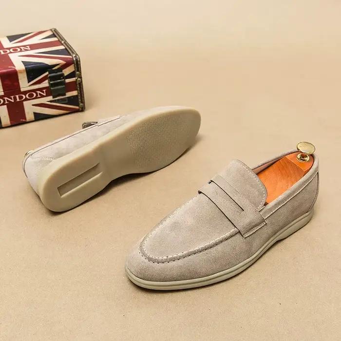 Mocassins rétro pour hommes en daim sans lacet confortables pour tous les jours et les occasions spéciales chaussures sociales hommes occasions quotidiennes et festives