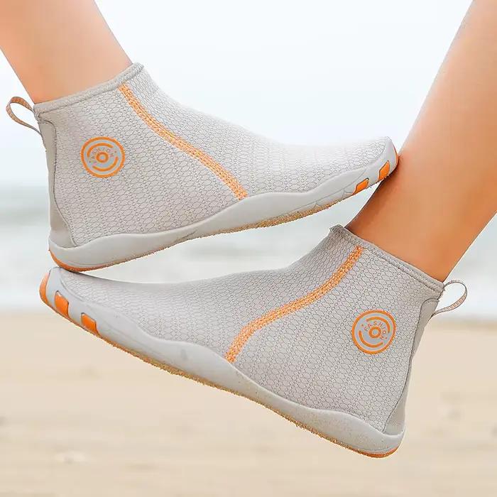 Chaussures d'eau hautes pour hommes et femmes, chaussettes de plongée, sandale de plage, pieds nus, natation, natation, proximité, pataugeoire, rencontre, fitness, surf, pêche
