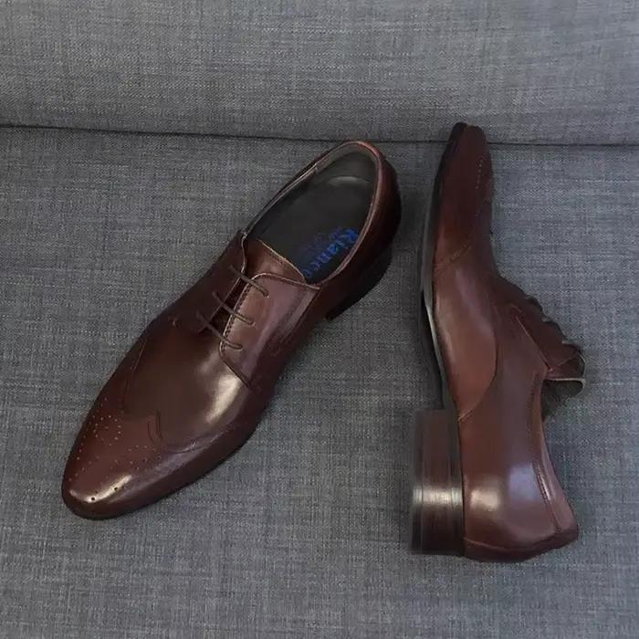 Chaussures Oxford sculptées Bullock pour hommes
