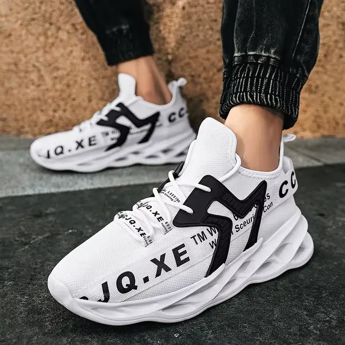 Baskets de course légères pour hommes chaussures de sport classiques en maille respirante mocassins décontractés modernes pour homme printemps automne