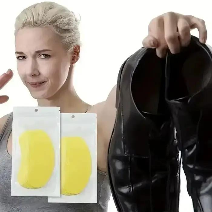 Autocollants désodorisants pour chaussures absorbant la transpiration réduisant les odeurs de pieds semelle intérieure fraîche parfumée occasionnels usage quotidien randonnée travail