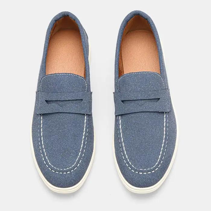Chaussures plates pour hommes, mode, respirantes, confortables, chaussures d'été pour hommes