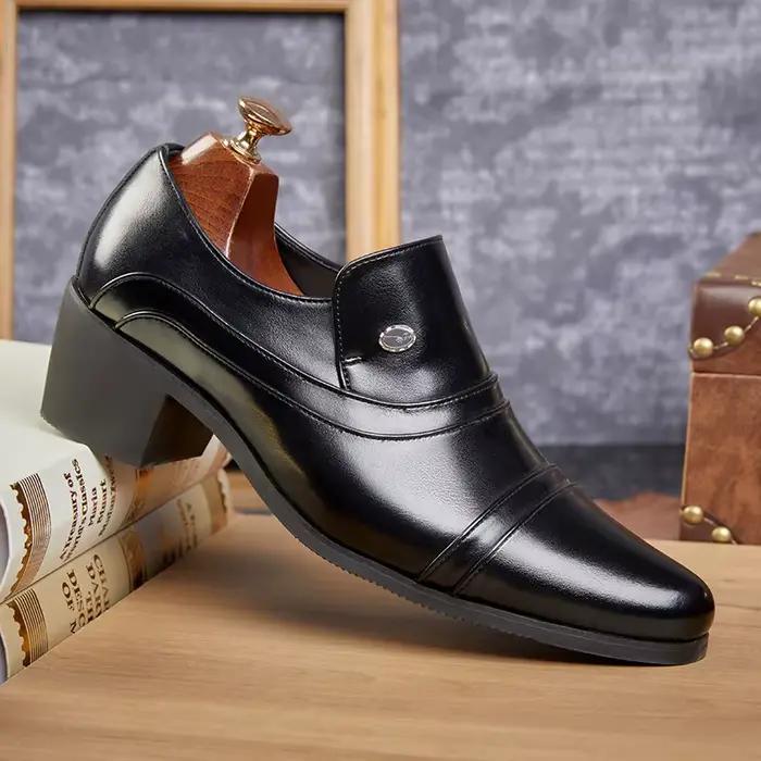 Mocassins de marque européenne en cuir de qualité supérieure pour hommes