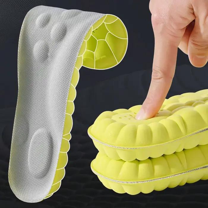 Semelles intérieures de Sport en Latex à haute élasticité, 1 paire/2 paires/4 paires, coussinets de chaussures souples, Support de voûte plantaire, semelles orthopédiques, semelle intérieure déodorant