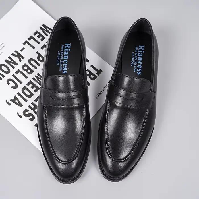 Chaussures Ald-on en cuir véritable pour hommes, chaussures brogues élégantes pour mariages et occasions de cérémonie