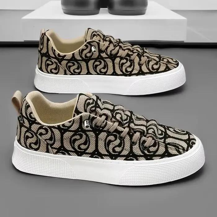 Baskets Noires de Styliste pour Homme, Chaussures de Course et de Marche, en Toile Libre, Tendance, Luxe, Été, 2024