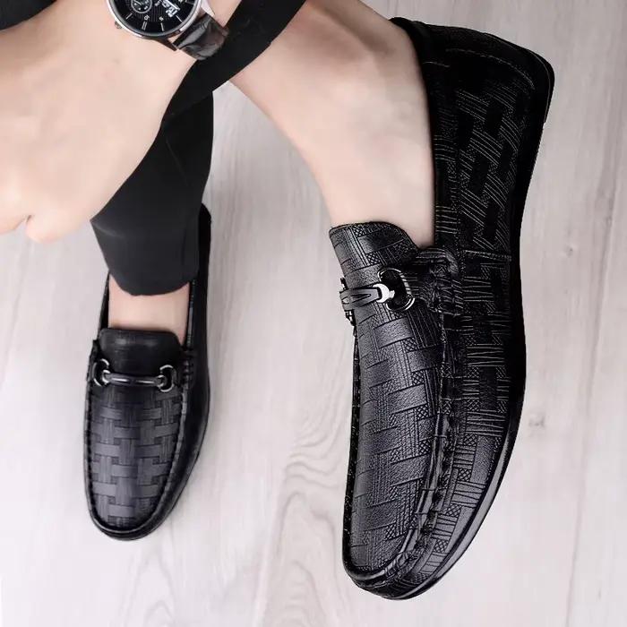 Nouveaux Mocassins Noirs 2026 pour Hommes – Chaussures en Cuir de Haute Qualité