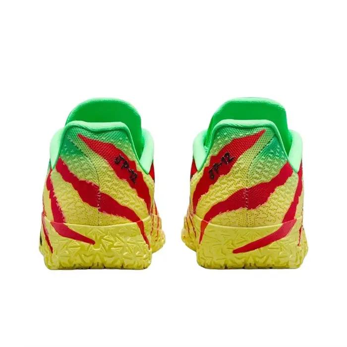 Nike x Jurassic Park Ja Morant 3 Rebound Grip Chaussures de basket-ball pour hommes Vert Jaune IU7239-300