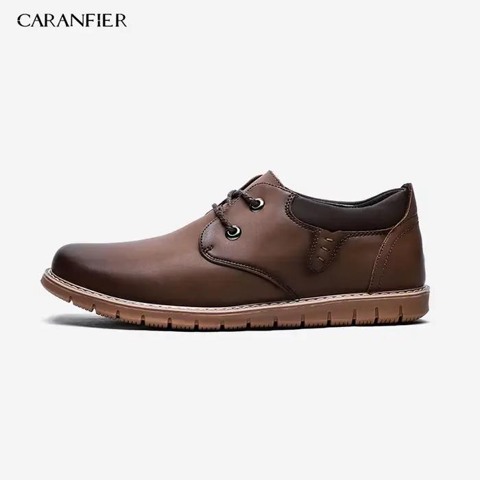 CARANFIER 2019 nouvelle mode italienne hommes chaussures classique homme en cuir Clarks mâle Oxfords concepteur