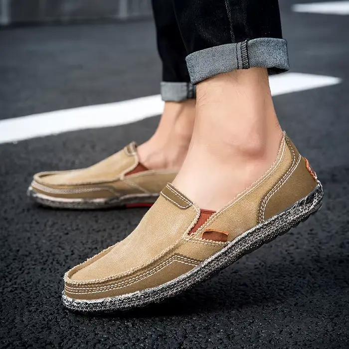 Mocassins en Toile pour Homme