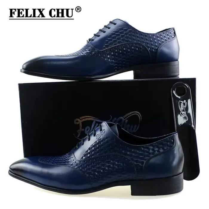Oxford-Chaussures de Luxe en Cuir group pour Homme