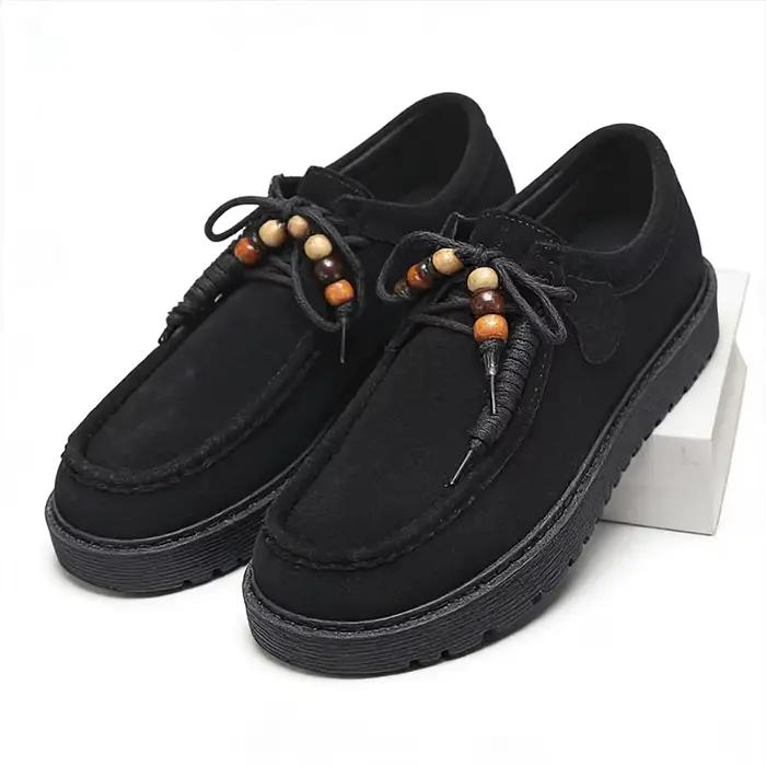 Mocassins et chaussures à enfiler en daim pour hommes