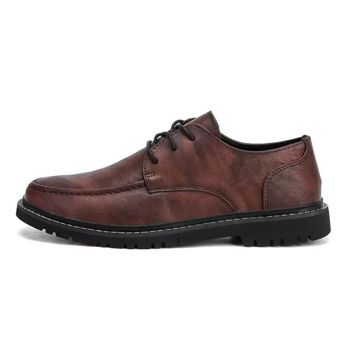 Chaussures en cuir décontractées pour hommes