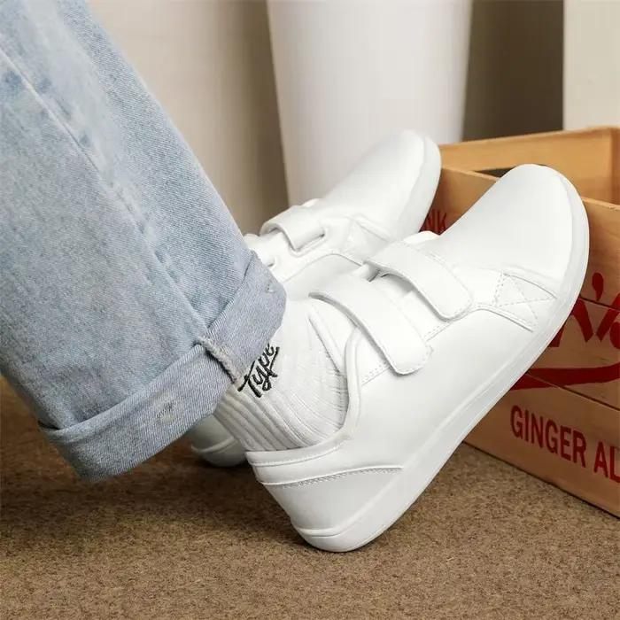 Chaussures confortables rondes en cuir pour hommes