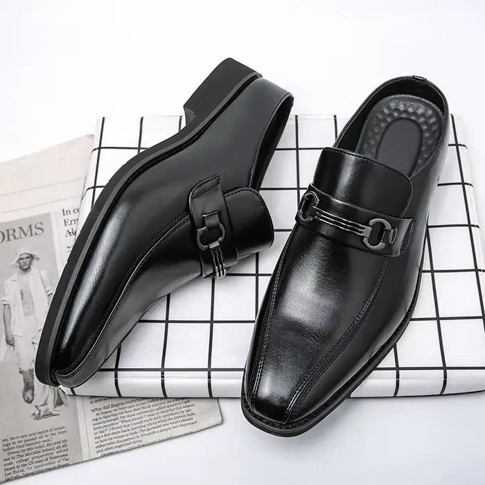 Mocassins en cuir pour hommes 2026 – Chaussures décontractées respirantes à enfiler