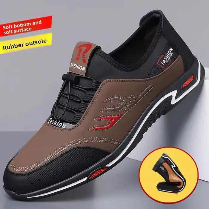 Chaussures de travail plates et élégantes pour hommes