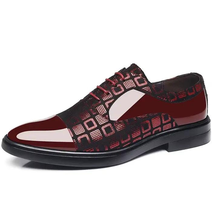 Chaussures habillées de luxe pour hommes 2025 printemps automne mode costume formel