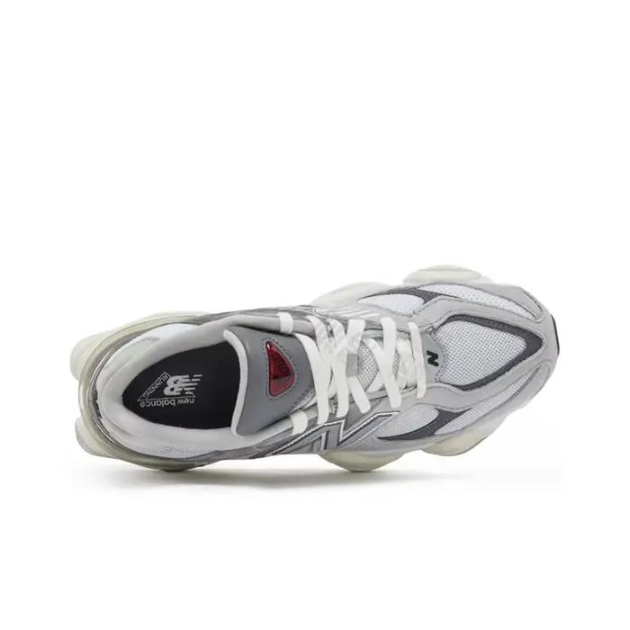 New Balance NB 9060 Classic Cushioned Breathable Lightweight Low-Top Chaussures décontractées unisexes gris clair U9060GRY