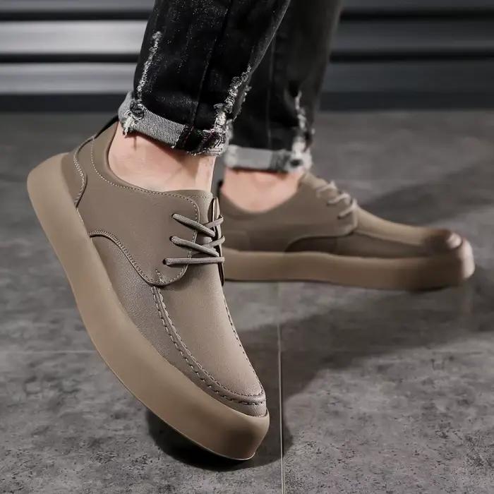Chaussures décontractées brogues pour hommes en cuir véritable, baskets pour affaires, chaussures personnalisées et tendance pour printemps automne occasions spéciales