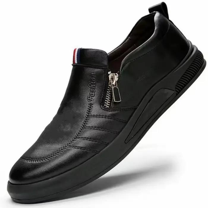 Chaussures décontractées en cuir PU pour hommes