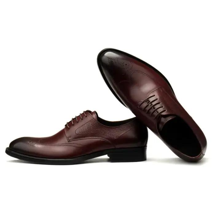 Chaussures habillées Derby Brogue Oxford homme style anglais élégantes pour bureau et carrière occaions spéciales