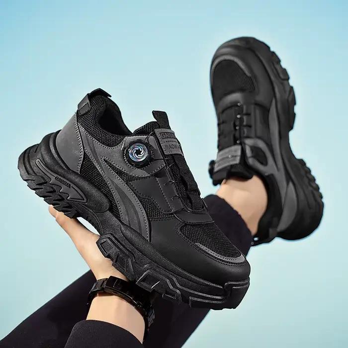 Nouvelles chaussures de sport printemps 2026 pour hommes chaussures de course respirantes basses style coréen pour papa chaussures décontractées polyvalentes ocassions spéciales