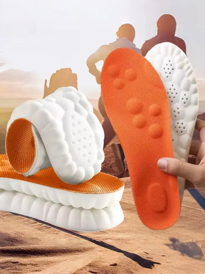 Semelles intérieures de Sport en Latex, coussinets de chaussures souples à haute élasticité, orthopédiques, respirantes, déodorantes, coussin d'absorption des chocs, Support de voûte plantaire