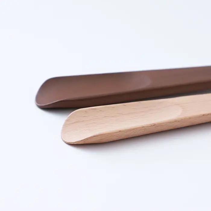 Mini chausse-pied en bois de hêtre aidant à chaussures pour voyages d'affaires et déplacements quotidiens usage durable élégant pour femmes hommes occaions spéciales