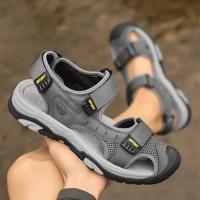 Sandales homme en caoutchouc et toile pour plage et ville élégantes et durables pour hommes occasions spéciales et tenues de plage