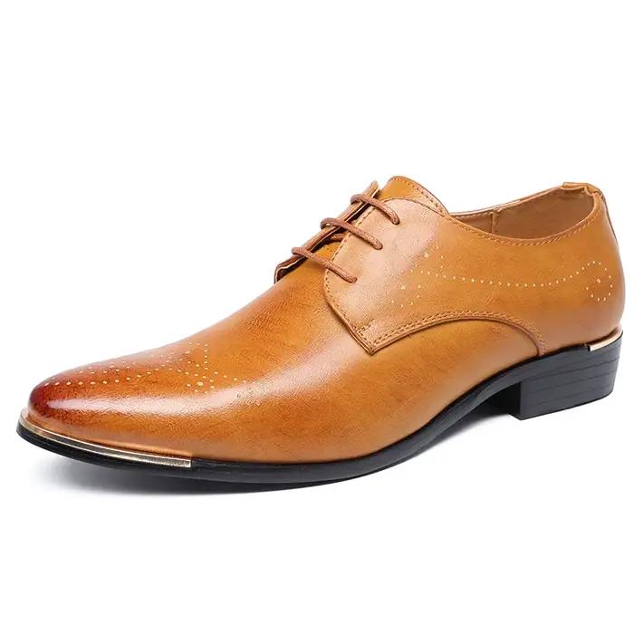 2020New hommes chaussures habillées mode Oxford