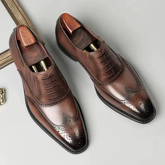 Chaussures en cuir pour hommes