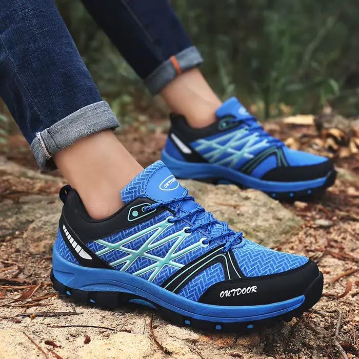 Chaussures de randonnée homme en maille respirante pour plein air chasse pêche montagne équitation sport occasionnellement imperméables et ventilées