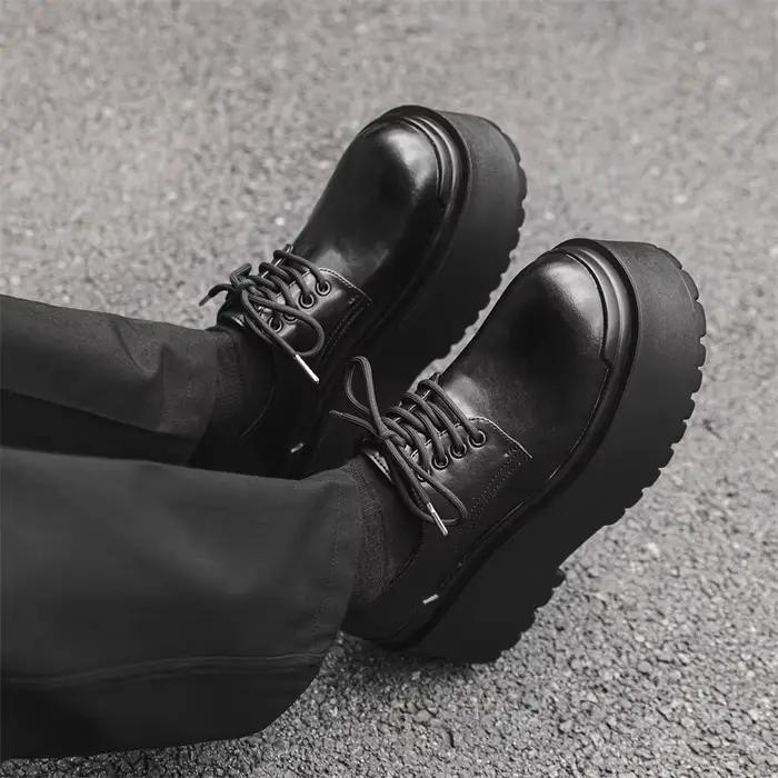 Chaussures à plateforme haute pour hommes