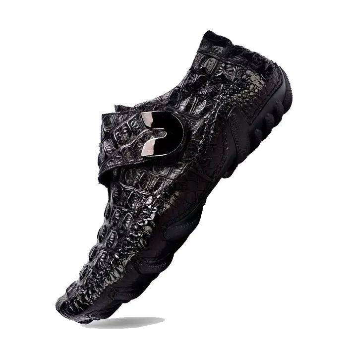Chaussures de conduite de luxe en cuir véritable pour homme