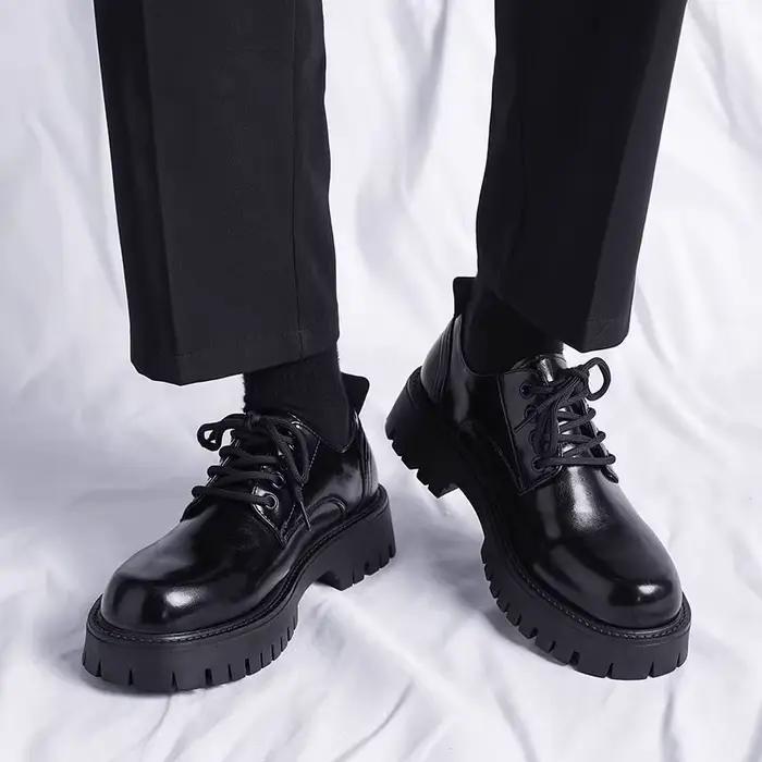 Chaussures Oxford en cuir coréen pour hommes