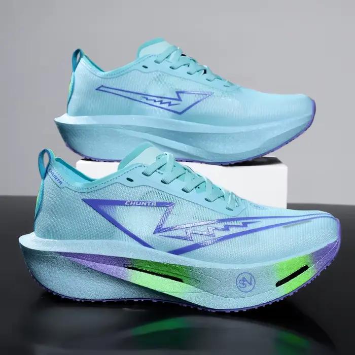 Chaussures de course Marathon homme semelle carbone respirantes légères et confortables pour sport printemps automne