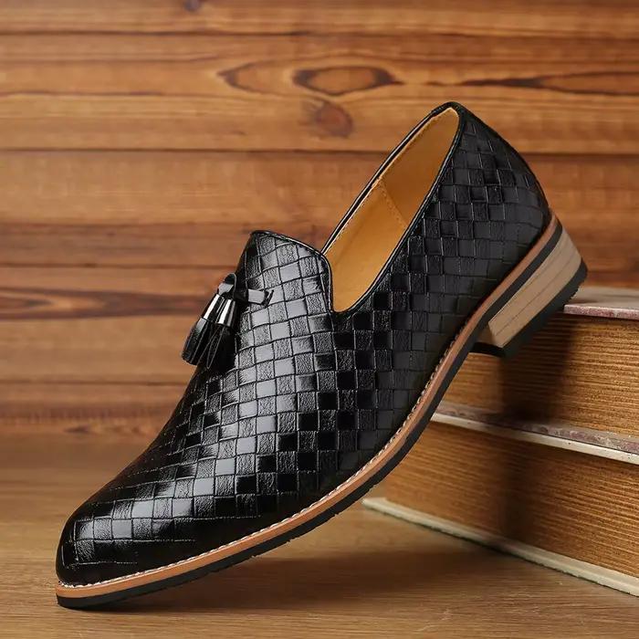 Hommes chaussures décontractées de luxe automne mocassins en cuir