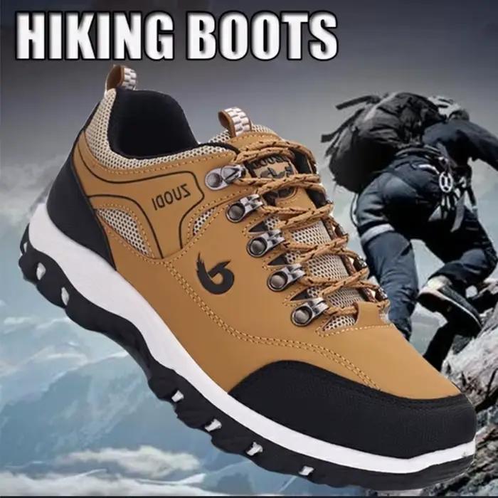 Chaussures de randonnée imperméables ZZXJYWFZD pour homme, polyester, lycra, semelles EVA et TPU, confort maximal pour randonnée, jogging, camping, course à pied, marche et rencontres