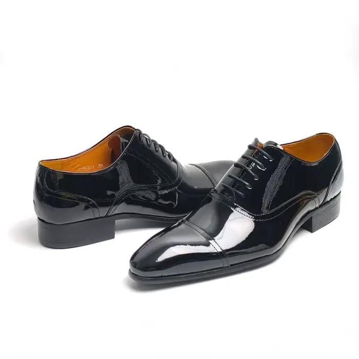 ChimMen-Chaussures en cuir Danse etées faites à la main